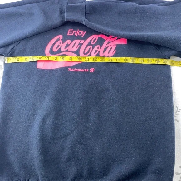 Vintage 90s Sweat Shirt Enjoy Coca-Cola Neon Logo Crewneck Pullover‎ - Picture 5 of 9